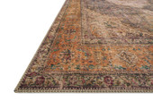 Loloi II Loren LQ-02 Plum Multi Area Rug Angle Loloi II Loren LQ-02 Plum Multi Area Rug Angle