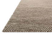 Loloi Oakwood OK-02 Stone Area Rug Angle Loloi Oakwood OK-02 Stone Area Rug Angle