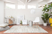 Loloi Promenade PO-03 Ivory Area Rug Room Scene Loloi Promenade PO-03 Ivory Area Rug Room Scene