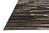Loloi Promenade PO-03 Charcoal Area Rug Angle Loloi Promenade PO-03 Charcoal Area Rug Angle