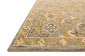 Loloi Victoria VK-04 Grey/Multi Area Rug Angle Loloi Victoria VK-04 Grey/Multi Area Rug Angle