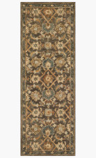 Loloi Victoria VK-08 Dk Taupe/Multi Runner Area Rug Loloi Victoria VK-08 Dk Taupe/Multi Runner Area Rug
