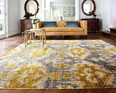 Loloi Xavier XV-04 Grey/Gold Area Rug Room Scene Loloi Xavier XV-04 Grey/Gold Area Rug Room Scene