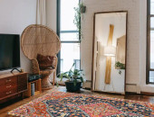 Loloi Zharah ZR-01 Navy/Multi Area Rug Room Scene Loloi Zharah ZR-01 Navy/Multi Area Rug Room Scene