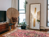 Loloi Zharah ZR-05 Raspberry/Taupe Area Rug Room Scene Loloi Zharah ZR-05 Raspberry/Taupe Area Rug Room Scene