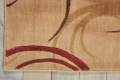 Nourison Somerset ST82 Beige Area Rug Corner Nourison Somerset ST82 Beige Area Rug Corner