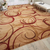 Nourison Somerset ST82 Beige Area Rug Room Scene Nourison Somerset ST82 Beige Area Rug Room Scene