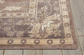Nourison Aldora ALD03 Opal/Grey Area Rug Corner 2