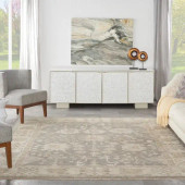 Nourison Aldora ALD08 Aubergine Area Rug Room Scene Nourison Aldora ALD08 Aubergine Area Rug Room Scene