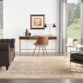 Nourison Aldora ALD09 Sand Area Rug Room Scene Nourison Aldora ALD09 Sand Area Rug Room Scene