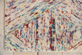 Nourison Interlock ITL01 Multicolor Area Rug Corner Nourison Interlock ITL01 Multicolor Area Rug Corner