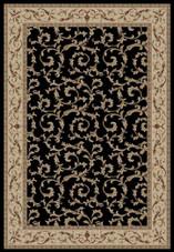 Jewel European 4393 Veronica Black Area Rug by Concord Global Trading