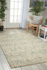 Nourison Nepal NEP09 Seafoam Area Rug Room Scene Nourison Nepal NEP09 Seafoam Area Rug Room Scene