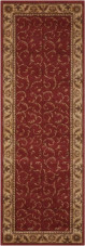 Nourison Somerset Classic ST02 Red 2x6 Runner Area Rug