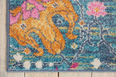 Nourison Passion PSN01 Denim Area Rug Corner Nourison Passion PSN01 Denim Area Rug Corner