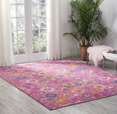 Nourison Passion PSN01 Fuchsia Area Rug Room Scene Nourison Passion PSN01 Fuchsia Area Rug Room Scene