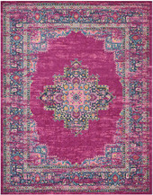 Nourison Passion PSN03 Fuchsia Area Rug Nourison Passion PSN03 Fuchsia Area Rug