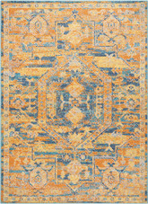 Nourison Passion PSN07 Teal/Sun Area Rug Nourison Passion PSN07 Teal/Sun Area Rug