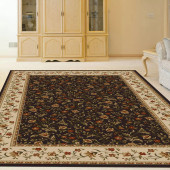 Radici Como 1593 Brown Area Rug Room Scene Radici Como 1593 Brown Area Rug Room Scene