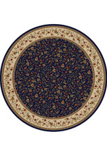 Radici Como 1593 Navy Round Area Rug