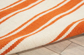 Nourison Rio Vista DST01 Ivory/Orange Area Rug Texture Nourison Rio Vista DST01 Ivory/Orange Area Rug Texture