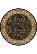 Radici Como 1599 Brown Round Area Rug Radici Como 1599 Brown Round Area Rug