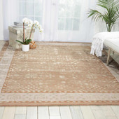 Nourison Symphony SYM09 Warm Taupe Area Rug Room Scene