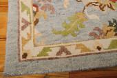 Nourison Tahoe TA13 Seaglass Area Rug Corner Nourison Tahoe TA13 Seaglass Area Rug Corner