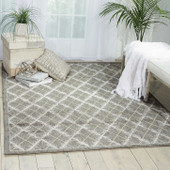 Nourison Tranquility TNQ01 Latte Area Rug Room Scene Nourison Tranquility TNQ01 Latte Area Rug Room Scene