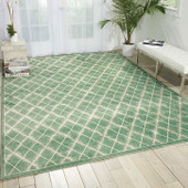 Nourison Tranquility TNQ01 Light Green Area Rug Room Scene Nourison Tranquility TNQ01 Light Green Area Rug Room Scene