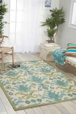 Nourison Vista VIS20 Ivory Area Rug Room Scene Nourison Vista VIS20 Ivory Area Rug Room Scene