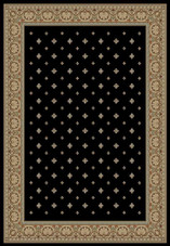 Ankara Classic 6303 Black Area Rug by Concord Global Trading