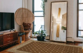 Ankara Classic 6308 Brown Area Rug Room Scene Ankara Classic 6308 Brown Area Rug Room Scene