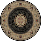 Ankara Classic 6523 Black Round Area Rug by Concord Global Trading Ankara Classic 6523 Black Round Area Rug by Concord Global Trading