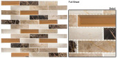 BCA653 Beveled Castle Carriage House Mosaic Tile Product Image BCA653 Beveled Castle Carriage House Mosaic Tile Product Image