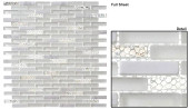 J603 Jewel White Diamond Mosaic Tile Product Image J603 Jewel White Diamond Mosaic Tile Product Image