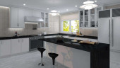 S11 Shell White Shell Mosaic Tile Room Scene S11 Shell White Shell Mosaic Tile Room Scene