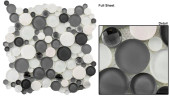 SBS1512 Symphony Bubble Grey Fizz Mosaic Tile Product Image SBS1512 Symphony Bubble Grey Fizz Mosaic Tile Product Image