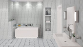 CHS217 Chandelier Marshmellow White Mosaic Tile CHS217 Chandelier Marshmellow White Mosaic Tile