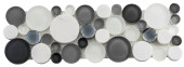SLS1612 Symphony Bubble Grey Fizz Mosaic Tile Product Image SLS1612 Symphony Bubble Grey Fizz Mosaic Tile Product Image
