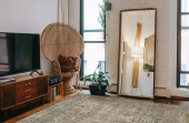 Loloi Millennium MV-01 Grey/Stone Area Rug Room Scene Loloi Millennium MV-01 Grey/Stone Area Rug Room Scene