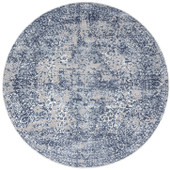 Loloi Patina PJ-04 Blue/Stone Round Area Rug Loloi Patina PJ-04 Blue/Stone Round Area Rug