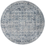 Loloi Patina PJ-06 Sky/Stone Round Area Rug Loloi Patina PJ-06 Sky/Stone Round Area Rug