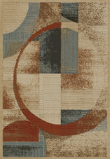 Soho 6081 Beige Area Rug - Modern Design