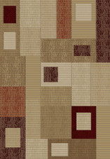 Soho 6101 Beige Area Rug - Modern Design