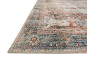 Loloi II Loren LQ-14 Brick Multi Area Rug Angle