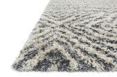 Loloi Quincy QC-01 Graphite/Sand Area Rug Angle Loloi Quincy QC-01 Graphite/Sand Area Rug Angle