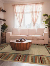 Soho 6122 Ivory Area Rug - Modern Design Room Scene Soho 6122 Ivory Area Rug - Modern Design Room Scene