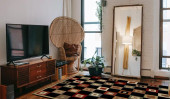 Soho 6013 Black Area Rug - Modern Design Room Scene Soho 6013 Black Area Rug - Modern Design Room Scene