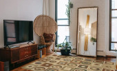 Soho 6021 Gold Area Rug - Modern Design Room Scene Soho 6021 Gold Area Rug - Modern Design Room Scene